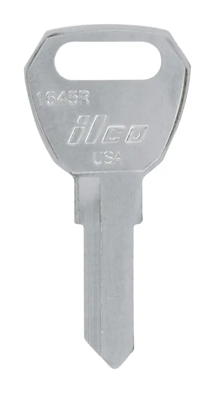 HILLMAN Traditional Key Automotive Key Blank Double For Fulton Silver