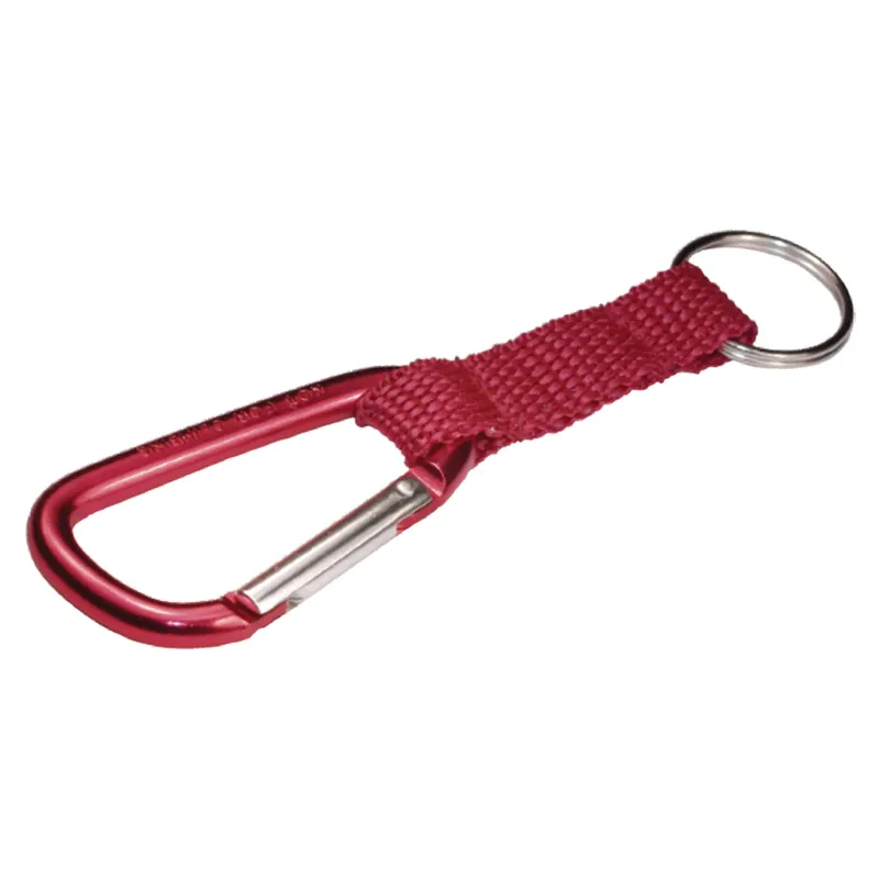 HILLMAN Steel Multicolored Carabiner With Strap Carabiner