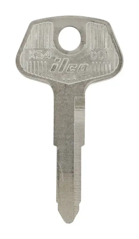 HILLMAN Traditional Key Automotive Key Blank Double For Chrysler Silver