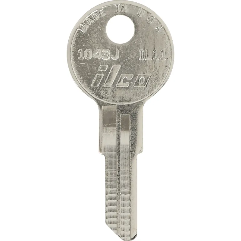 HILLMAN Illinois House/Office Universal Key Blank IL11 Single Silver