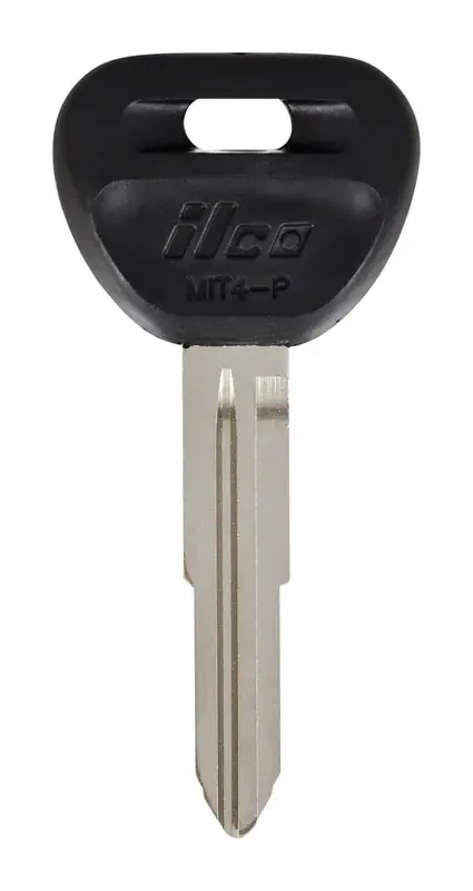HILLMAN Traditional Key Automotive Key Blank Double For Mitsubishi Black/Silver