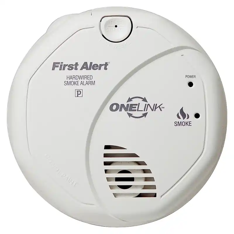 Photoelectric Smoke Alarm, Wireless Interconnectable, Hardwired W/Battery Backup
