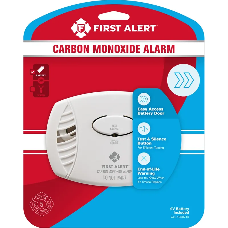 Carbon Monoxide Alarm, Battery Operated