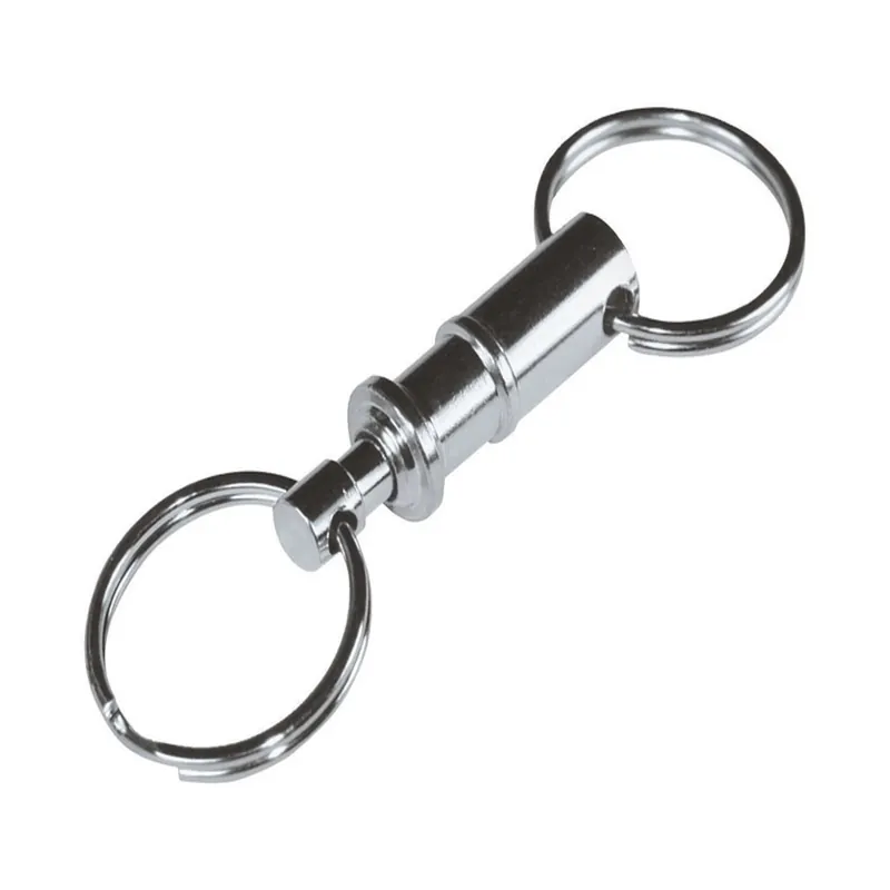 HILLMAN Metal Chrome Pull Apart Key Ring