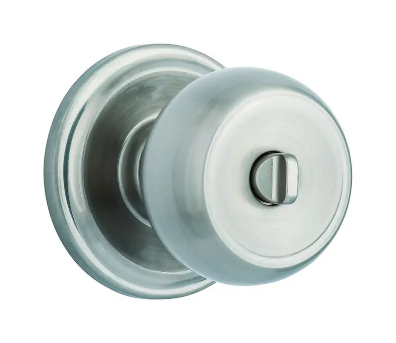 Push Pull Rotate Stafford Satin Nickel Single Cylinder Lock Kw1 1.75 In. Ansi Grade 2