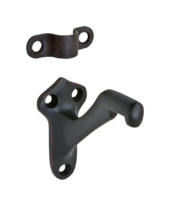Aluminum Handrail Bracket 59a-716 Aged Bronze 2-3/4" Base To Center