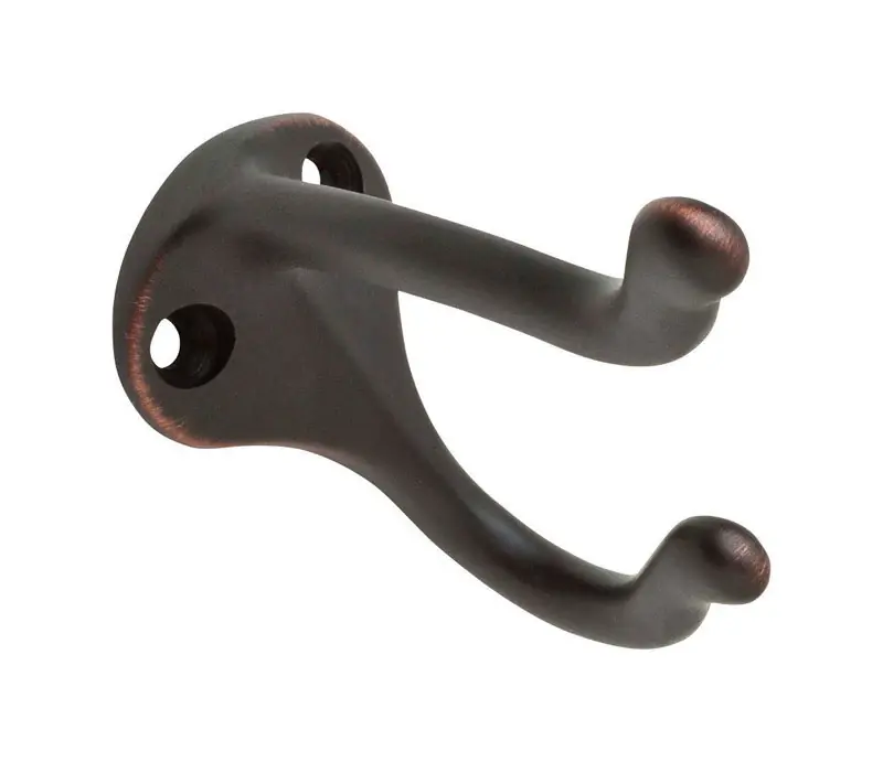 Ives Medium Aged Bronze Aluminum 1-1/4 In. L Coat/Hat Hook 35 Lb 1 Pk