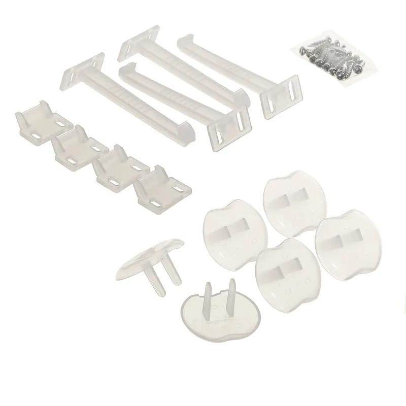 Dreambaby Clear Plastic Safety Catches And Outlet Covers Kit 10 Pk