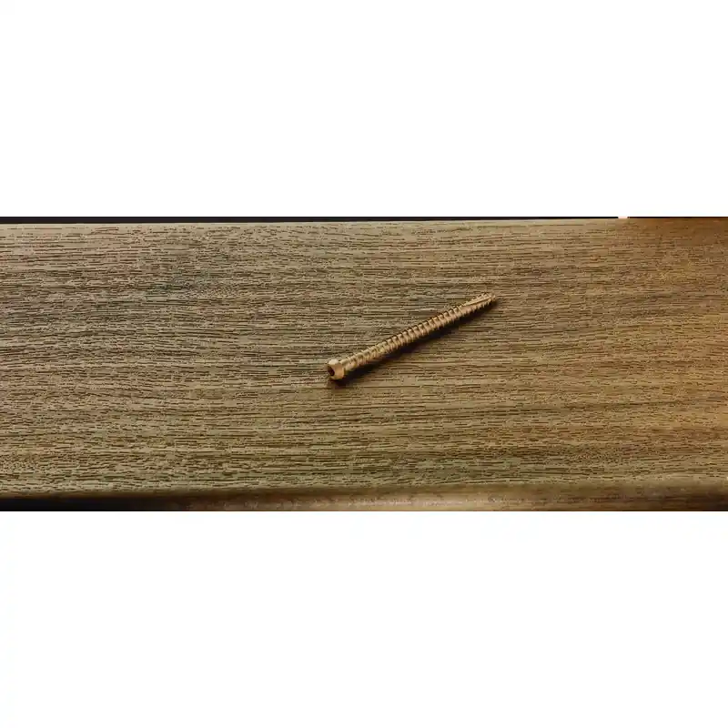 Starborn Cap-Tor No. 10 X 2-3/4 In. L Buckskin Star Undercut Head Composite Deck Screws 350 Pk