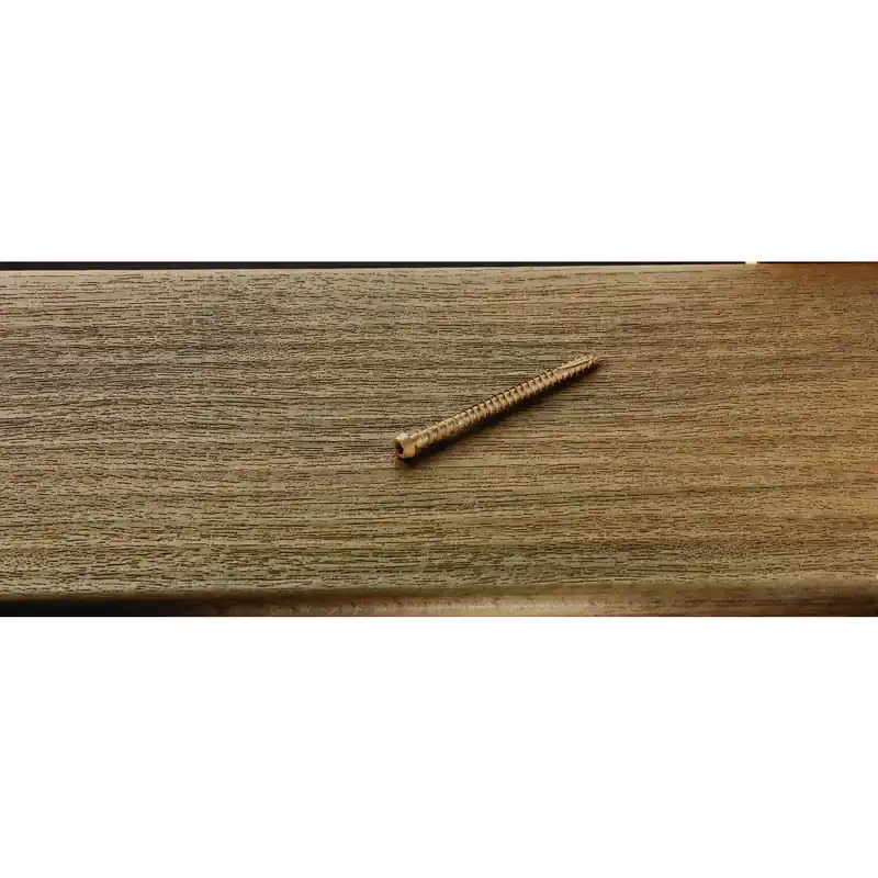 Starborn Cap-Tor No. 10 X 2-3/4 In. L Buckskin Star Undercut Head Composite Deck Screws 100 Pk