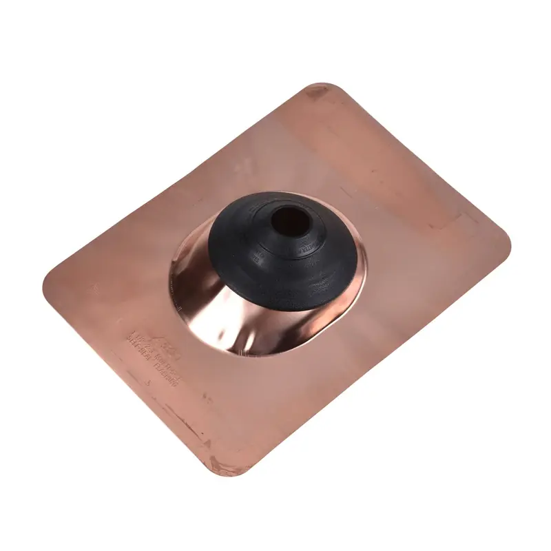 All-flash No-calk 11 In. W X 14-1/2 In. L Copper Roof Flashing Bronze