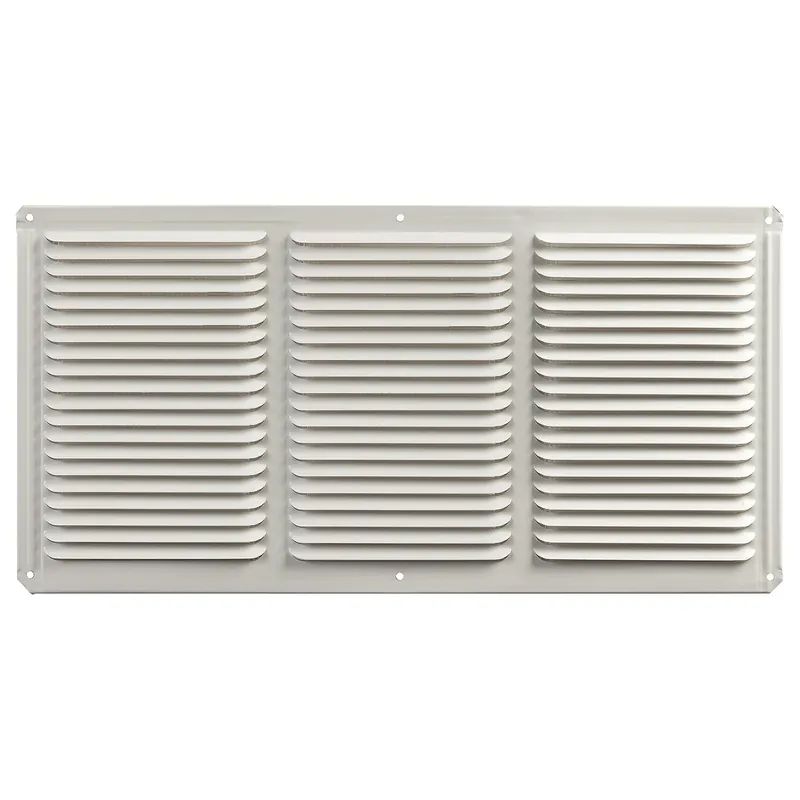 8 In. H X 16 In. W X 16 In. L Powder-coated White Aluminum Undereave Vent