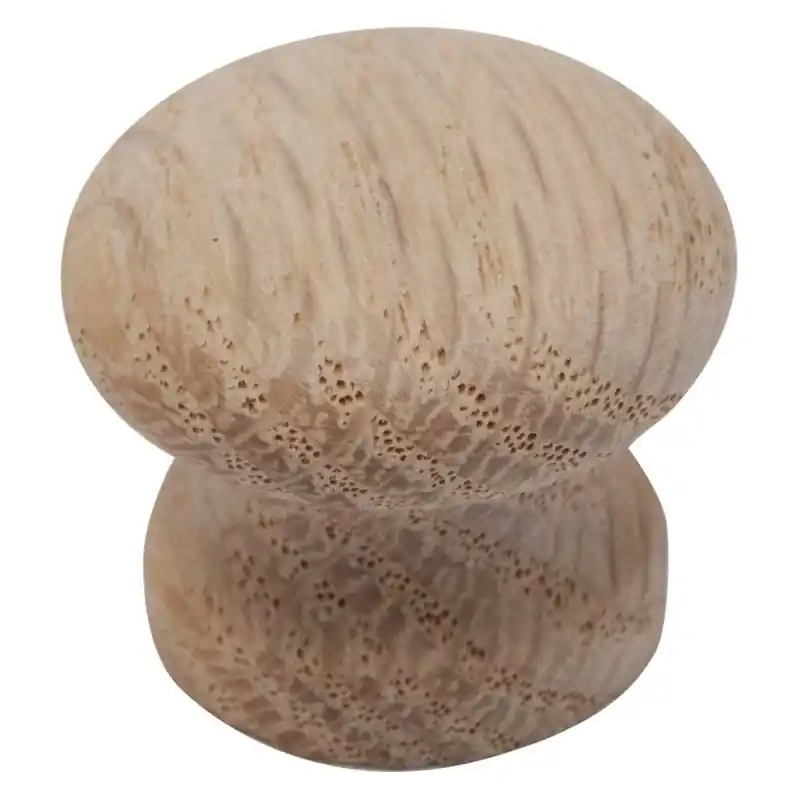 Waddell Round Cabinet Knob 2 In. D .5 In. Natural 25 Pk