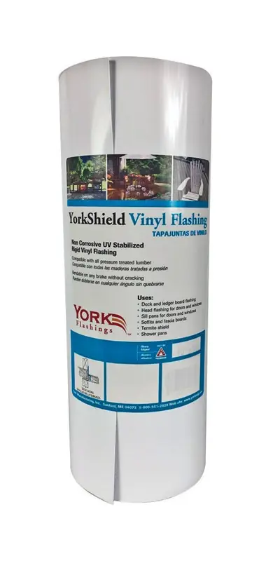 8 In. W X 600 In. L Multi-purpose Vinyl Flashing - White