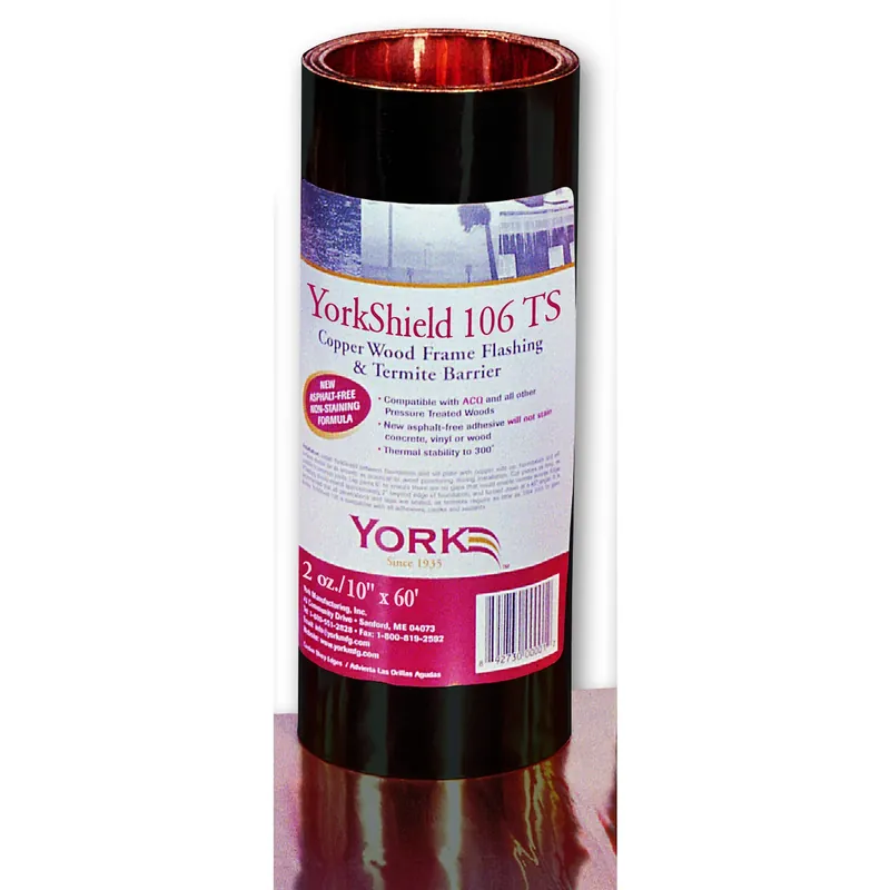 106 Ts 10 In. W X 720 In. L Copper Flashing Roll For Roofing
