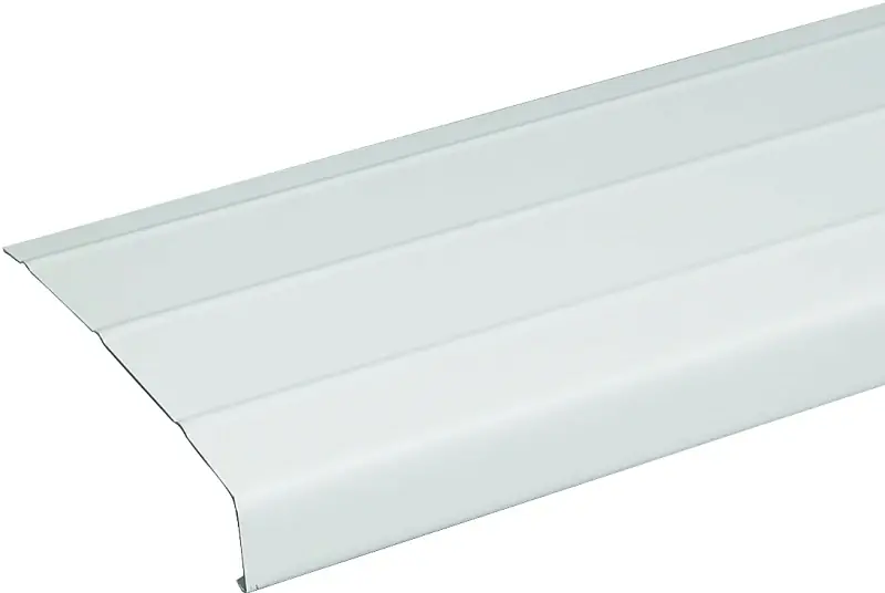 Amerimax 6 In. W X 12 Ft. L Aluminum Fascia Trim White