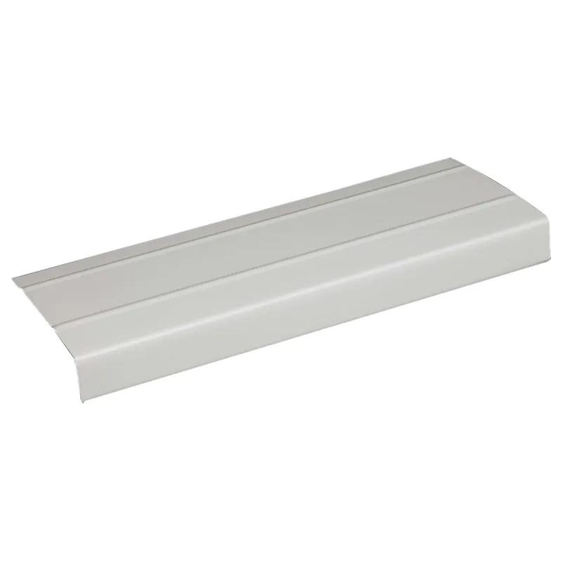8 In. W X 12 Ft. L White Aluminum Fascia Trim - Model 77104