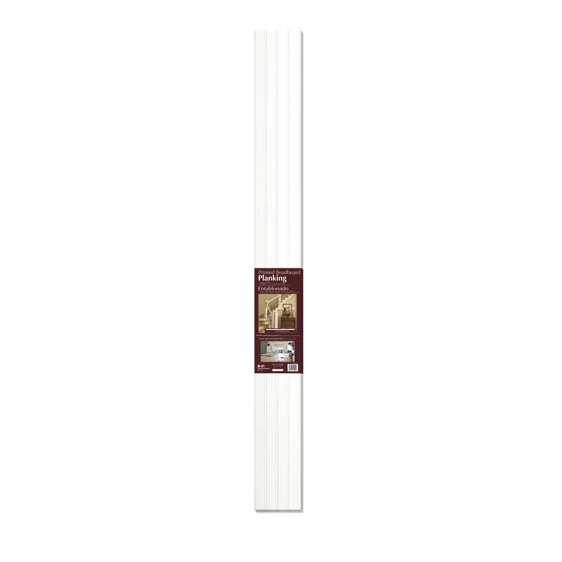 7 In. W X 8 Ft. L Primed Mdf Wall Planking - Versatile Beadboard Style