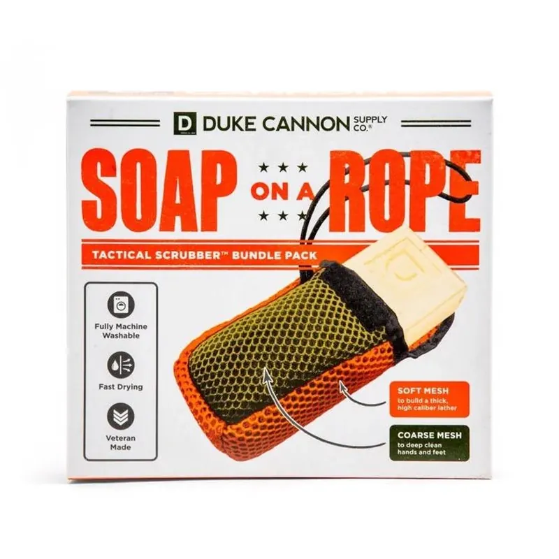 Duke Cannon Midnight Swim Tactical Scrubber & Soap Bundle – Rugged Cleaning Set