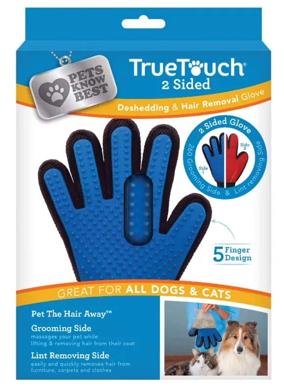 As Seen On Tv True Touch Blue Cat/Dog Grooming Mitt 1 Pk
