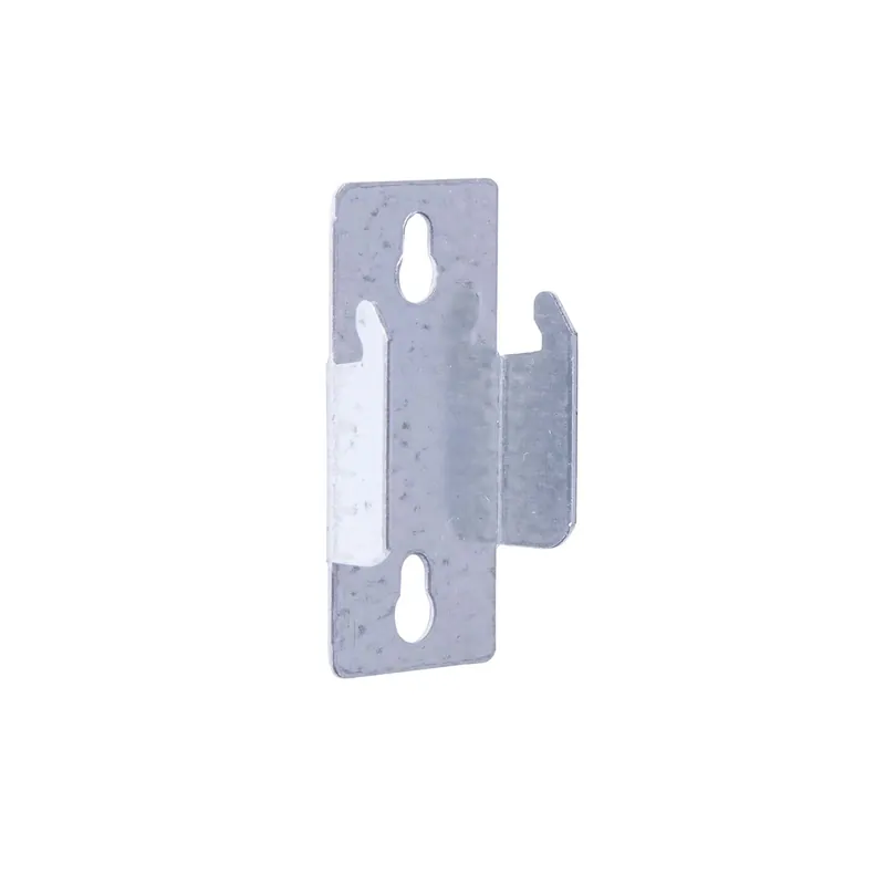 Kenney White Traditional/Transitional Double Curtain Rod Bracket N/a In. L