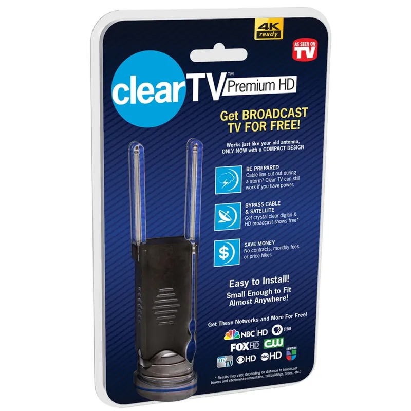 ClearTV Indoor Antenna Metal/Plastic 1 Pk