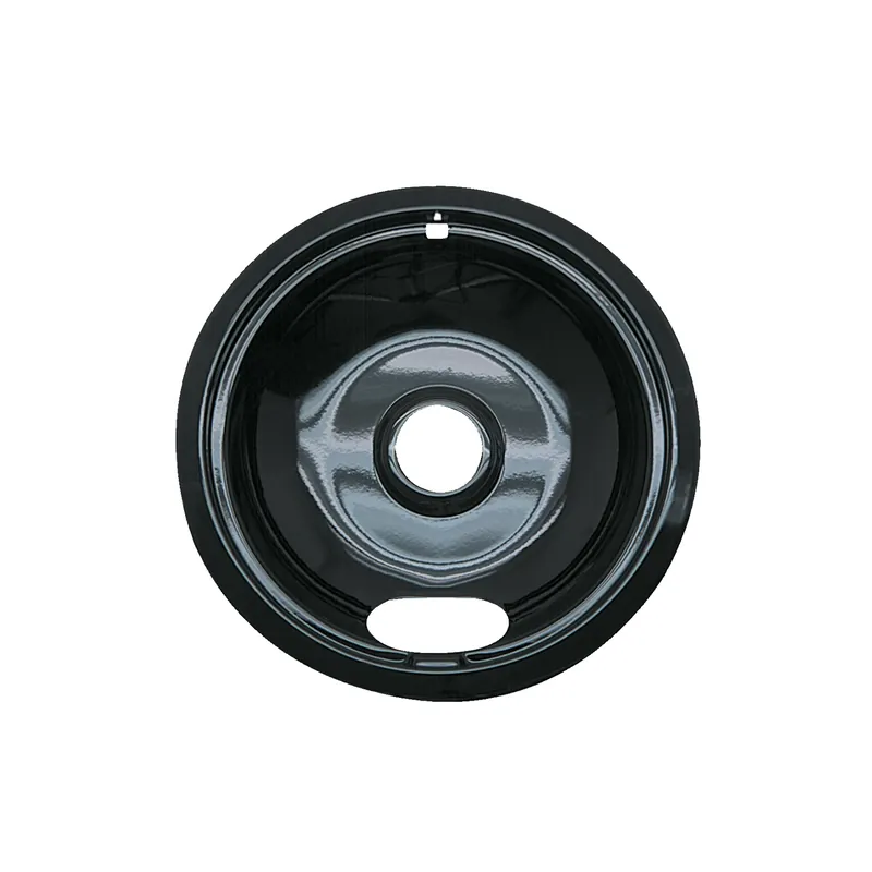 Electric Range Drip Pan, A Series Plug-In Element, Non-Stick Porcelain, 6 In.