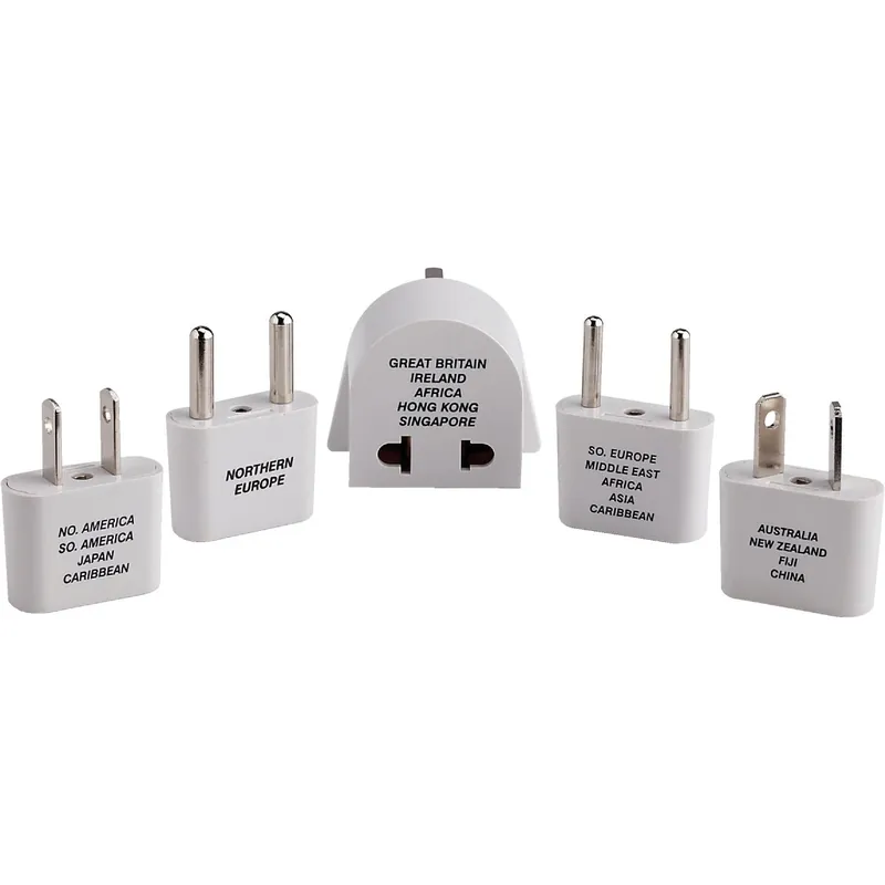 M500e International Adapter Plug Kit - 5 Piece Set For Global Travel