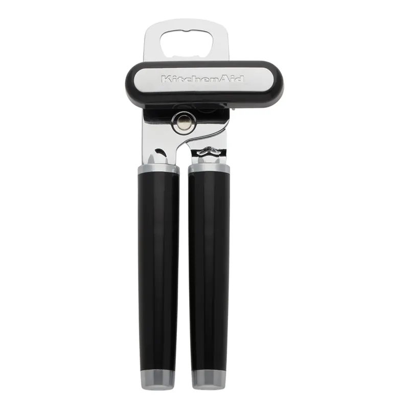 Black Multi-function Can Opener With Integrated Bottle Opener Ke199ohoba