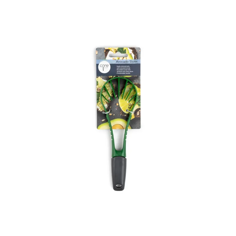 Black/green Polypropylene/tpr Avocado Slicer Model Ac29894