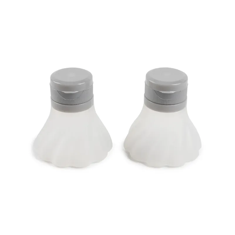 Clear/gray Silicone/polypropylene Condiment Container - Model Ac29829