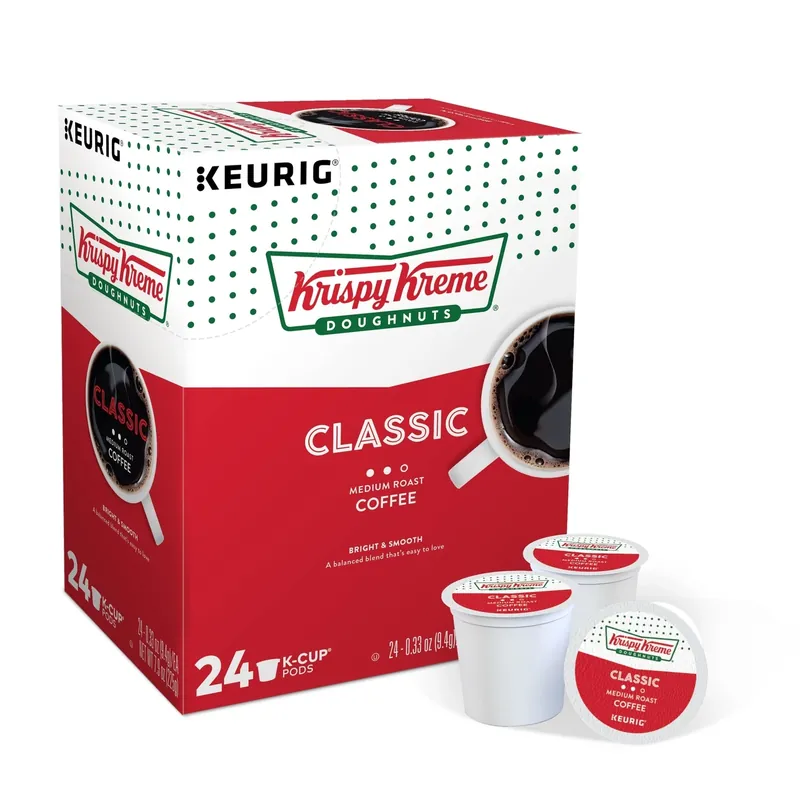 Keurig Krispy Kreme Doughnuts Original Glazed Coffee K-Cups 24 Pk