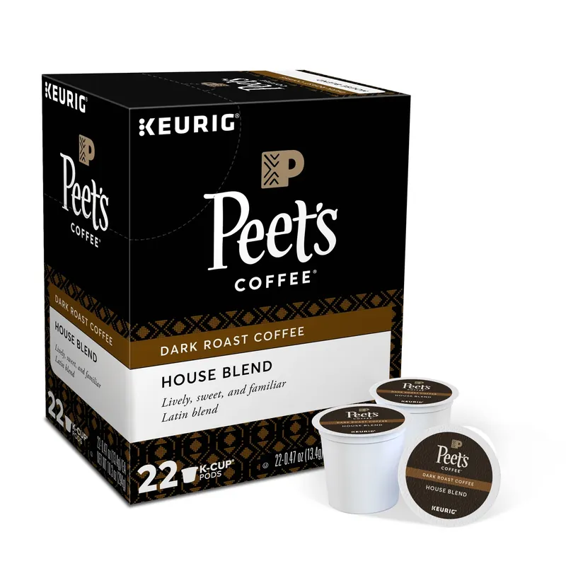 Keurig Peet‘s House Blend Coffee K-Cups 22 Pk
