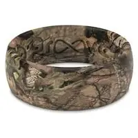 Mossy Oak Unisex Round Brown Silicone Ring - Water Resistant, Model 6017266