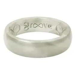 6017274 Women‘s Round White Ring - Silicone And Water Resistant