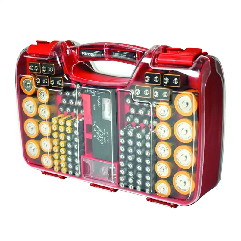 Double Sided Battery Storage System, Holds 180 Batteries