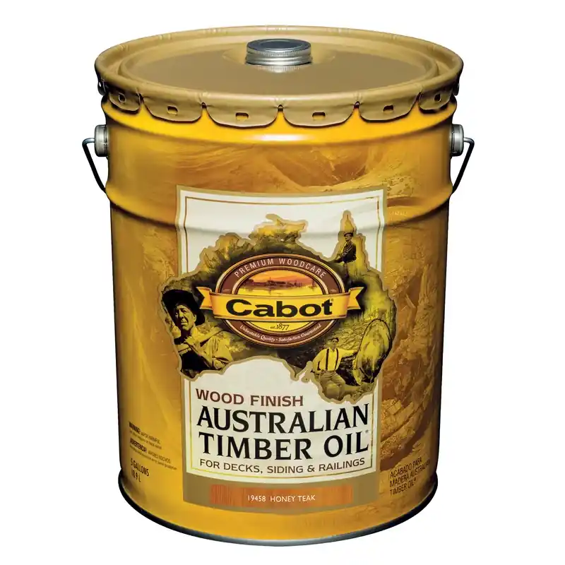 Australian Timber Oil Low Voc Transparent Honey Teak Oil-based 5 Gallon