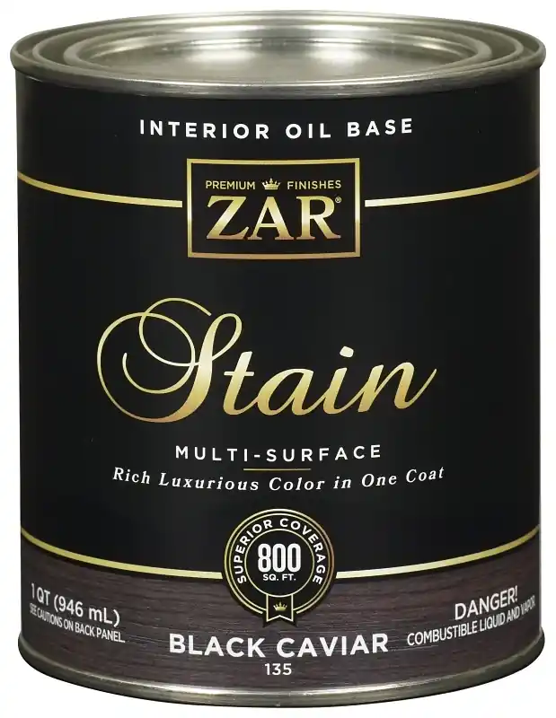 Interior Wood Stain, Black Caviar, Qt.