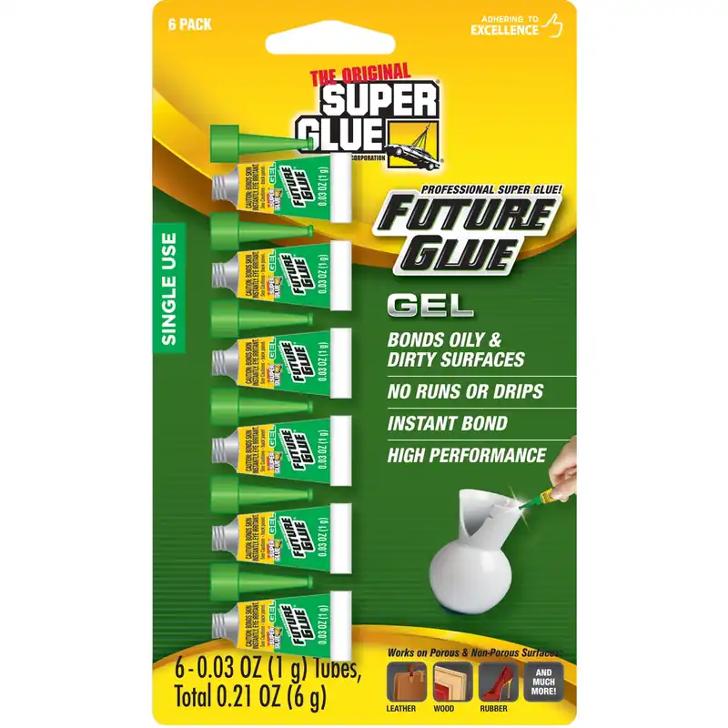 The Original Super Glue High Strength Cyanoacrylate All Purpose Super Glue 6 Pk