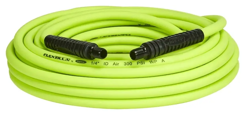 1/4 In. X 50 Ft. Hybrid Polymer Air Hose With 1/4 In. Mnpt Fittings