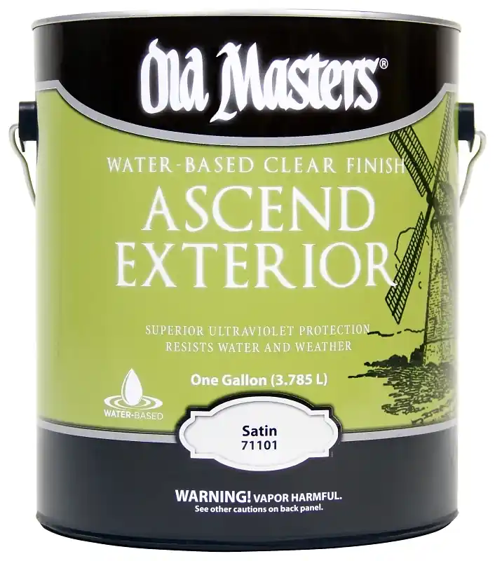 Ascend Exterior, Water-Based, Satin, Clear, 1-Gallon