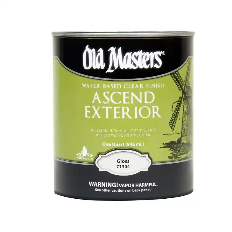 Ascend Exterior, Water-Based, Gloss, Clear, 1-Qt.