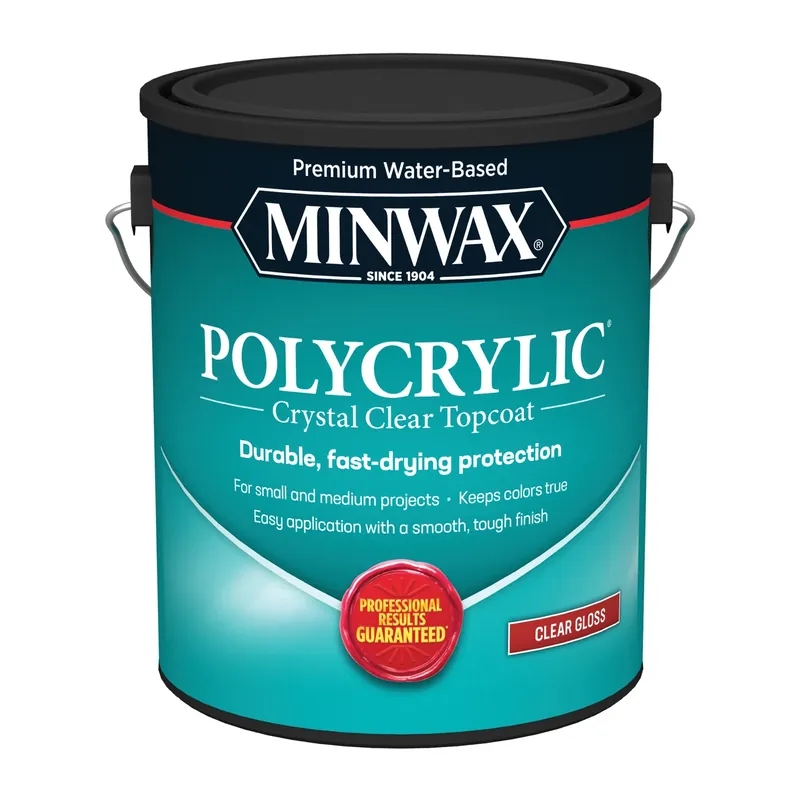 Polycrylic Protective Finish, Gloss Clear, 1-Gallon