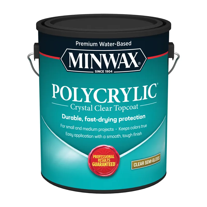 Polycrylic Protective Finish, Semi-Gloss Clear, 1-Gallon