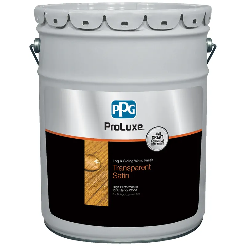 ProLuxe Log & Siding Wood Finish, Satin, Dark Oak, 5-Gallons