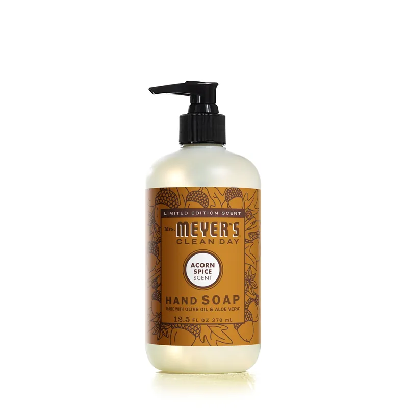 Liquid Hand Soap, Acorn Spice Scent, 12.5 Oz.