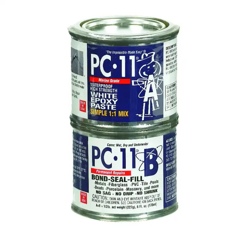Epoxy Paste, White, 1/2-Lb.