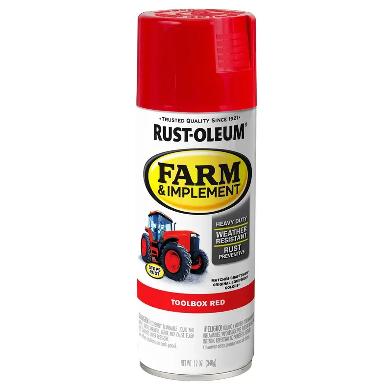 Specialty Indoor And Outdoor Gloss Toolbox Red Oil-based Enamel 12 Oz