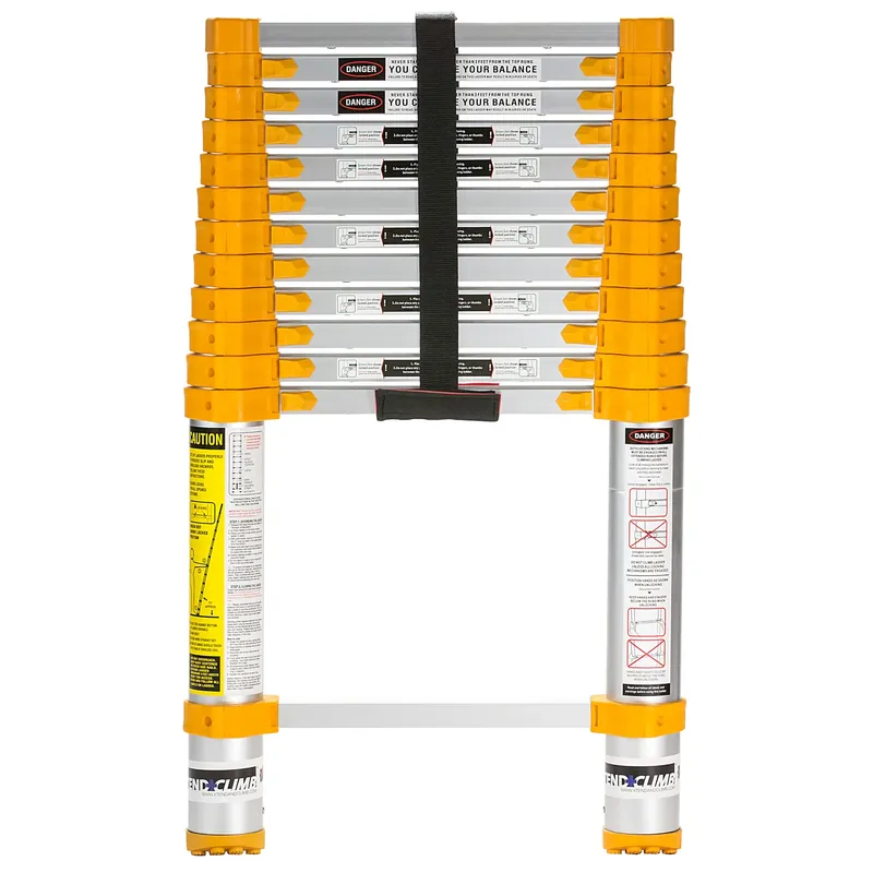 Home Series Telescoping Aluminum Ladder, 225-Lb. Duty Rating, 2.5 To 12.5-Ft.