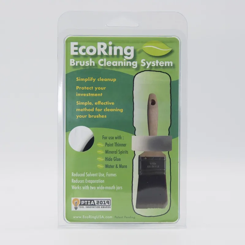EcoRing 5 In. W X 8.5 In. L Black/White Plastic Paint Brush Cleaning Tool
